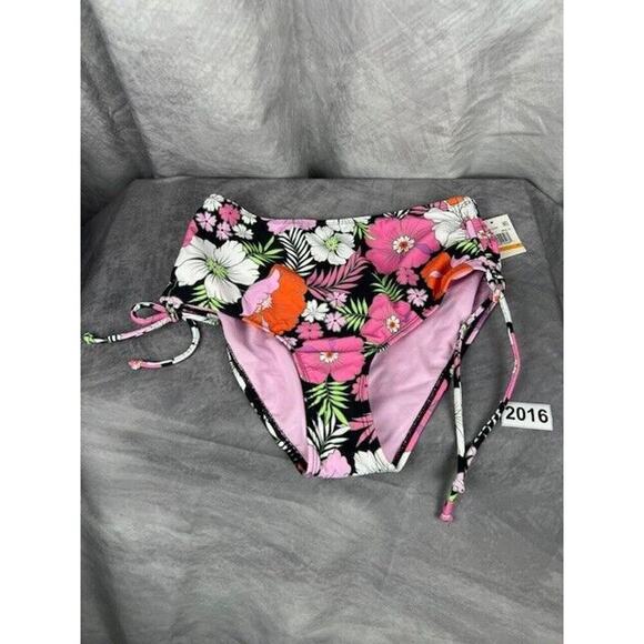 Salt + Cove Side Tie High Waist Swim Bottom Separates Juniors BHFO 7231 - Picture 1 of 5